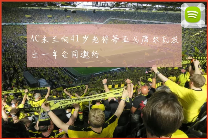 AC米兰向41岁老将蒂亚戈席尔瓦发出一年合同邀约